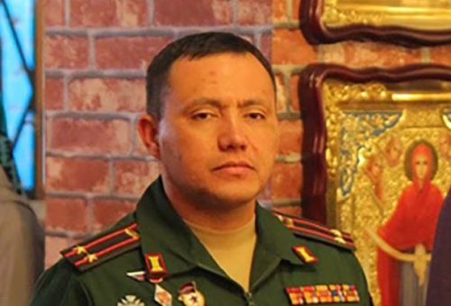 (The Butcher of Bucha, ethnic Tajik Russian colonel Azatbek Omurbekov)