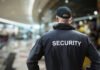 Security officer inside a shopping mall.